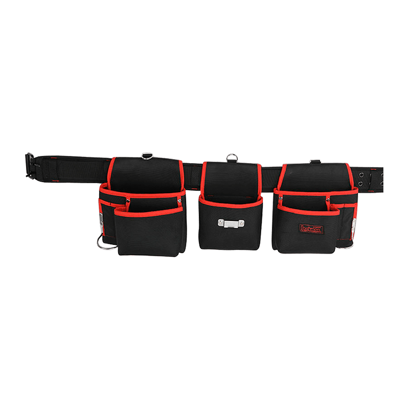 TRIPLEX POUCHES TOOL BELT WITH WAIST SUPPORT AND CUSHION JKB-32319