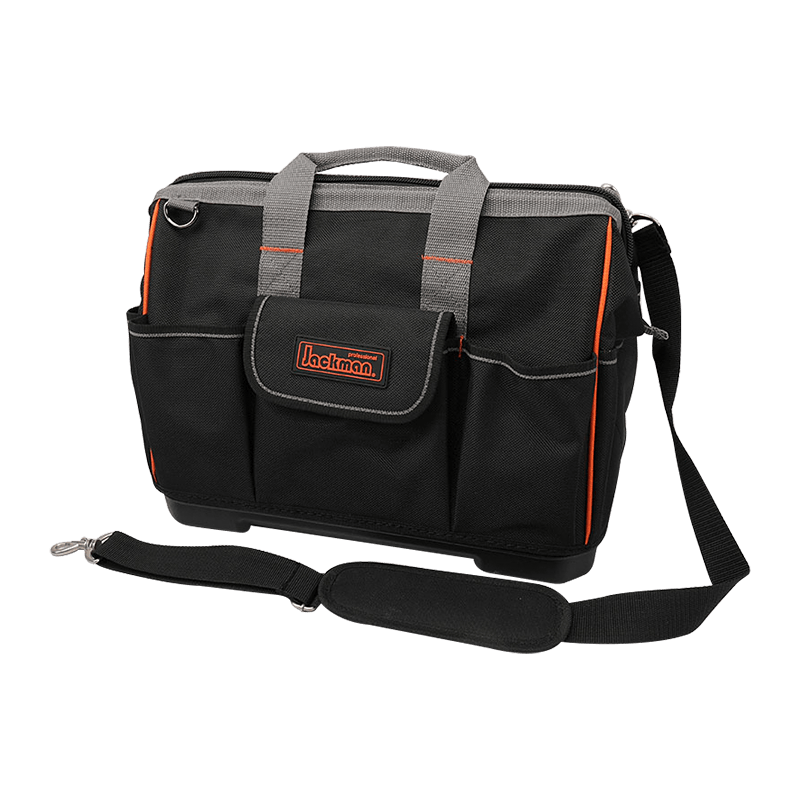 16' GATE/WIDE MOUTH  TOOL BAG WITH WATER PROOF PP HARD BOTTOM JKB-753B19-16