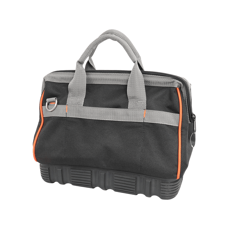 12' 17POCKET GATE/WIDE MOUTH TOOL BAG WITH HEAVY DUTY WATER PROOF PVC BOTTOM JKB-22413-12