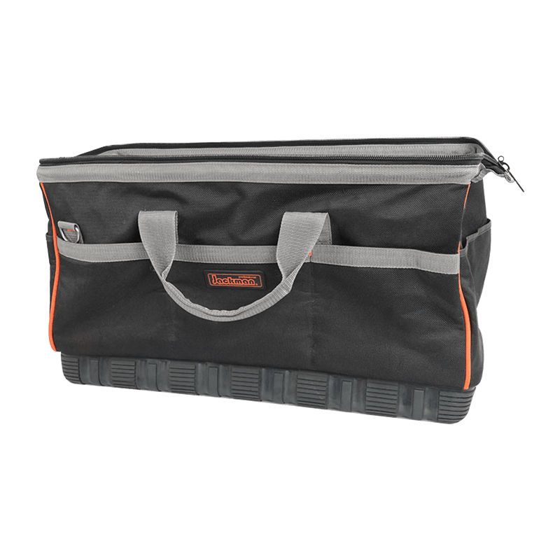 24' 17 POCKETS GATE/WIDE MOUTH TOOL BAG WITH HEAVY DUTY WATER PROOF PVC BOTTOM JKB-22413-24