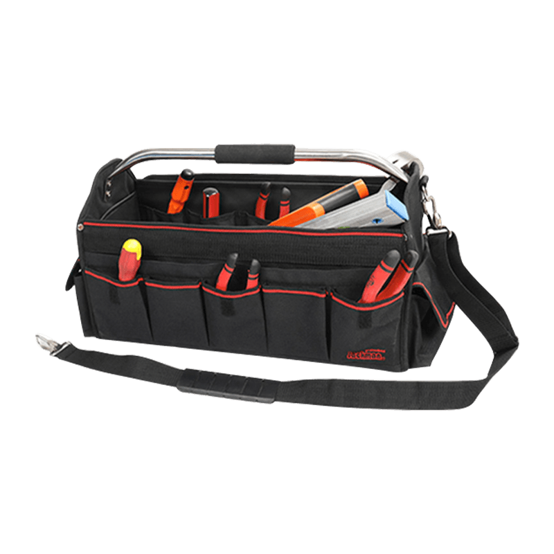 20' FOLDABLE TOOL  TOTE WITH COVER AND STEEL BAR HANDLE  JKB-764F13-20