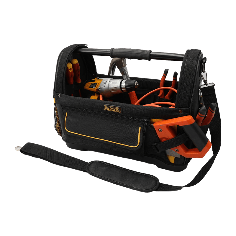 18'HIGH END OPEN TOOL BAG WITH HARD BOTTOM JKB-04018-18