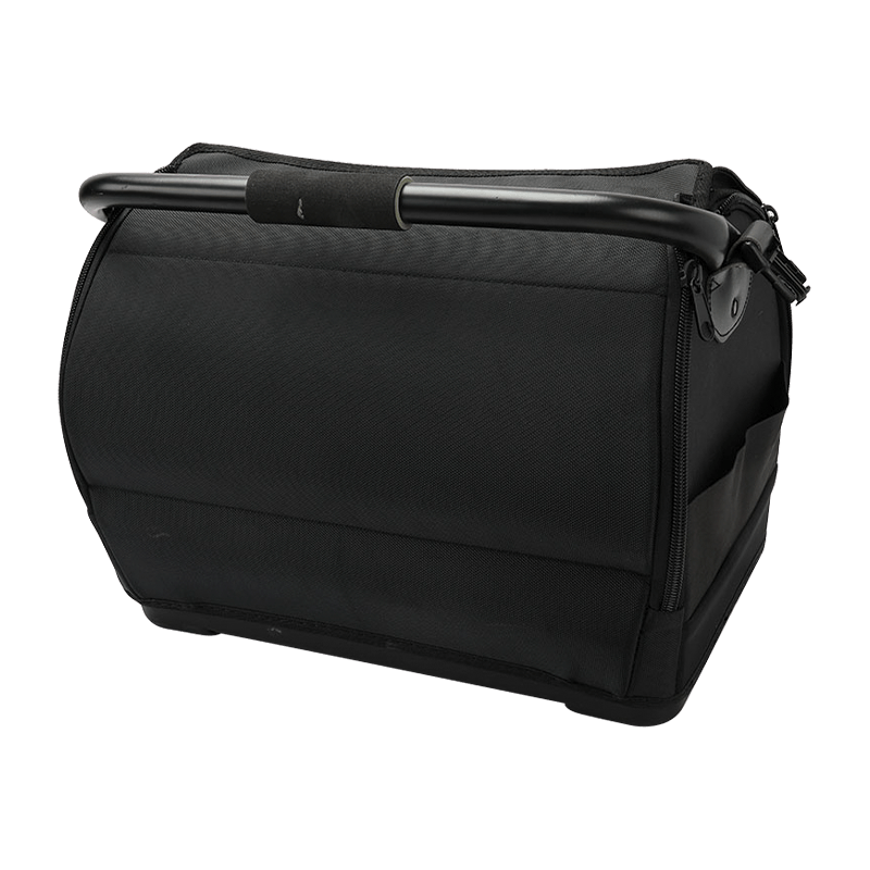  18' BOTH SIDE OPEN TOOL BAG WITH ROTATABLE STEEL BAR HANDLE WITH HARD BOTTOM JKB-86915