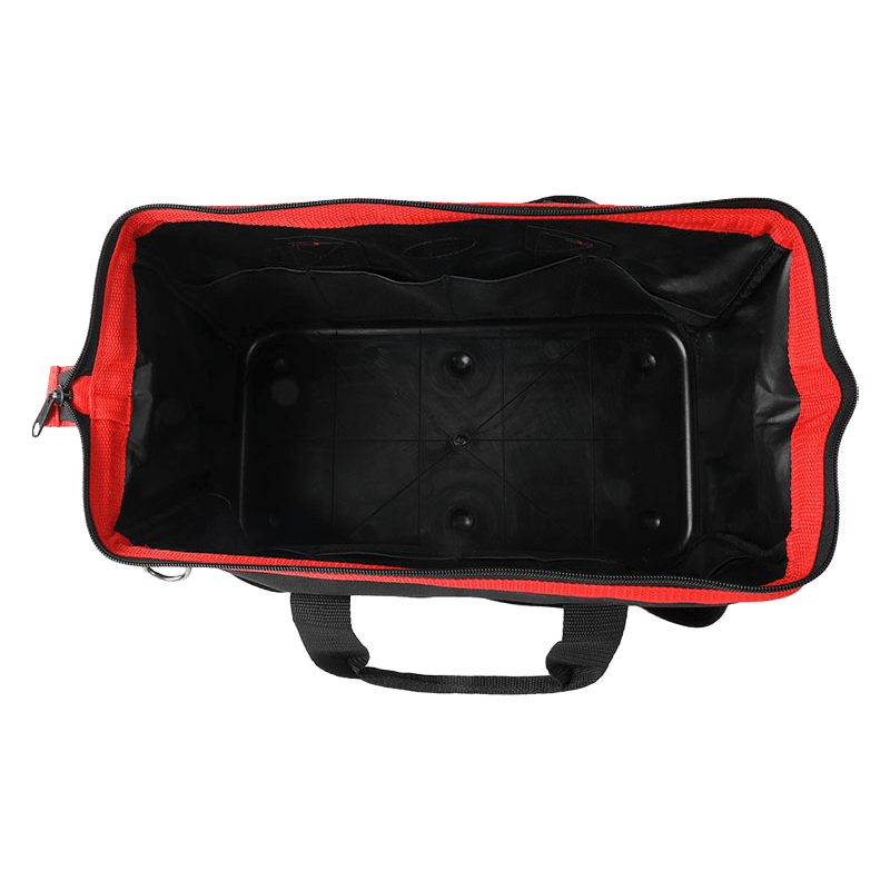 16' ECONOMICAL GATE MOUTH TOOL BAG WITH PP BOTTOM AND SHOULDER STRAP  JKB-011B-16