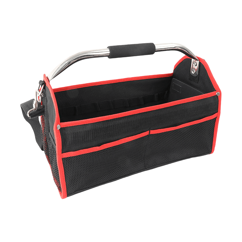 17'Foldable open tool tote bag with  tube handle JKB-295E-17