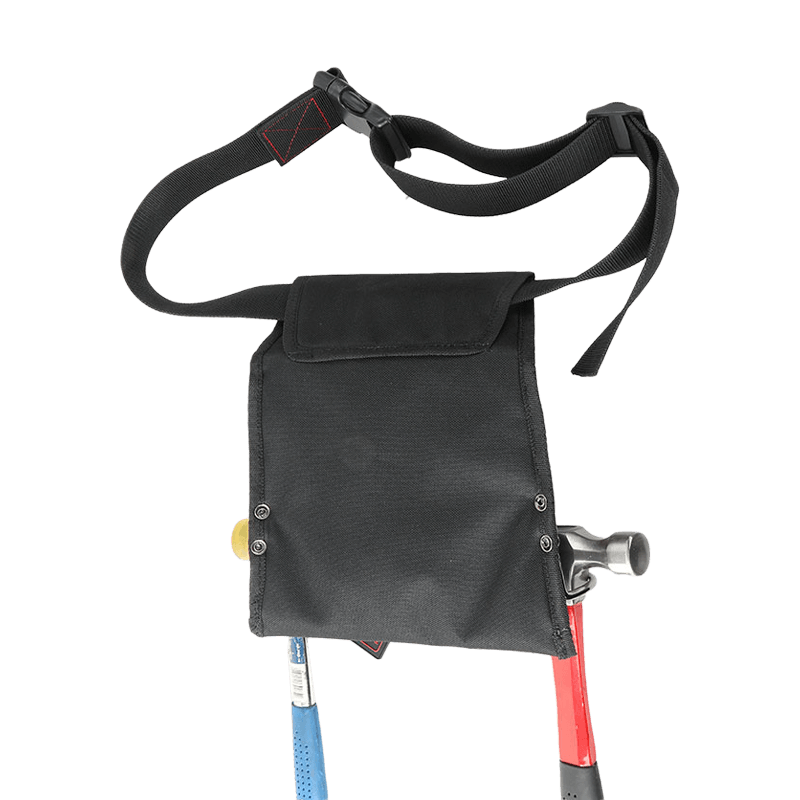 8 HOLDERS/POCKETS TOOLS POUCH WITH DOUBLE STEEL HAMMER HOLDER JKB-3236 