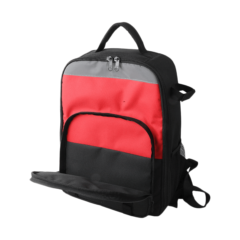 11 pockets multi- purpose backpack with reflect strip , built-in removable  tool panel JKB-65021