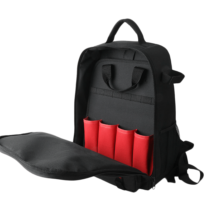 11 pockets multi- purpose backpack with reflect strip , built-in removable  tool panel JKB-65021