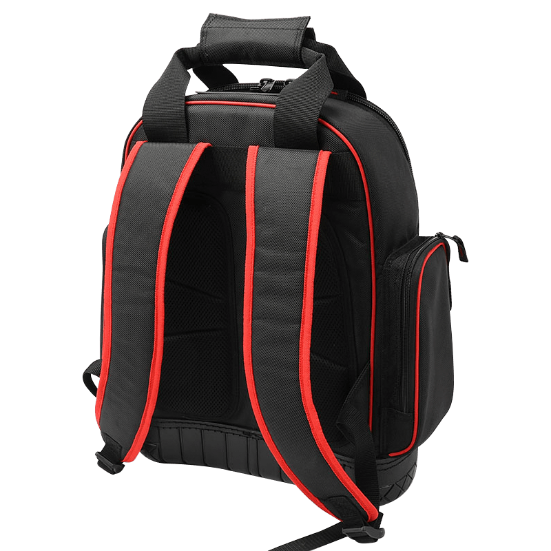 TOOL BACKPACK  WITH HEAVY DUTY HARD BOTTOM, 5CM WIDTH REFLECT STRIP JKB-639H19