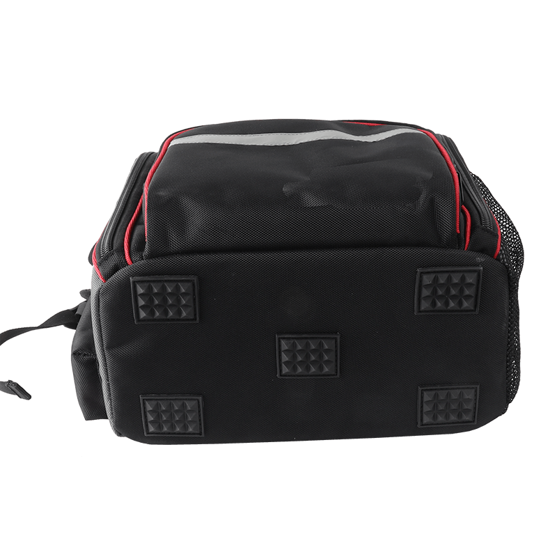 Wide zipper open tool backpack with reflect strip JKB-65820