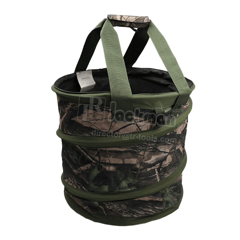40cm Collapsible spring tool bucket, camo JKB-22016-CA 40MM