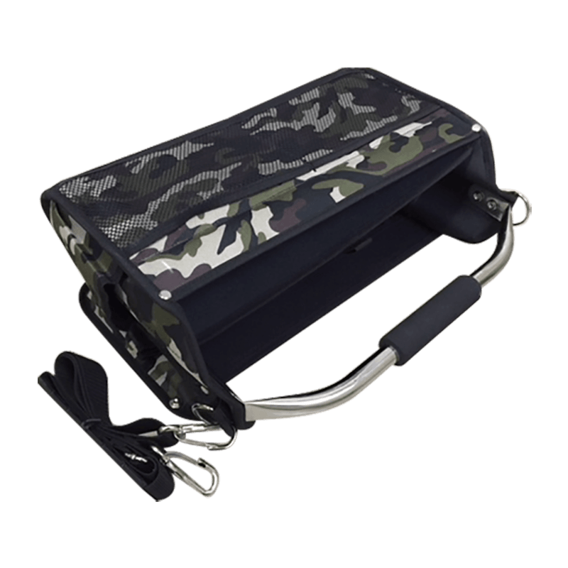 17'Foldable open tool tote bag camo with tube handle JKB-295E16-CA