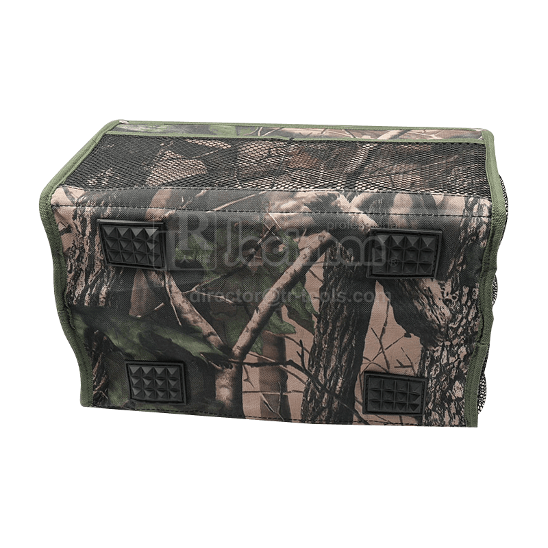 14'Foldable open tool tote bag camo   with rotatable ss tube handle JKB-295J16-CA