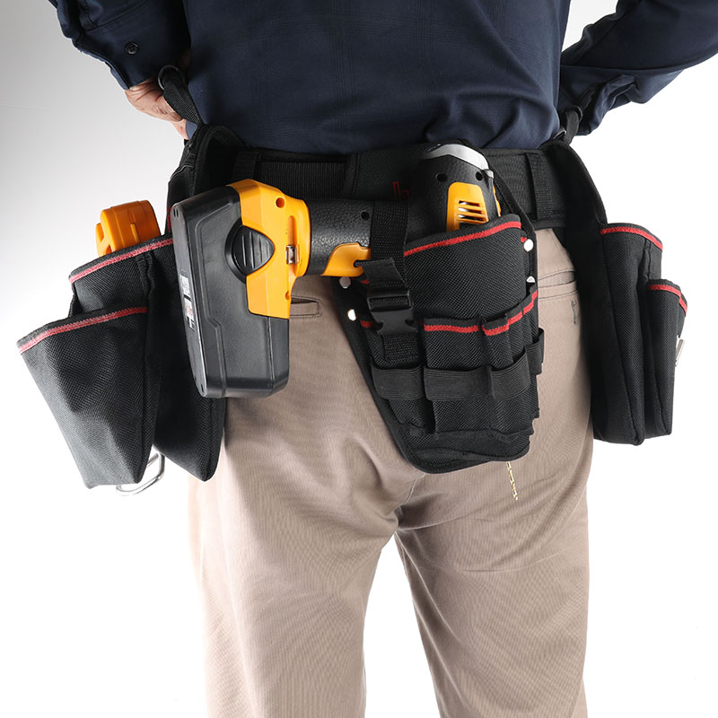 3 Comb waist support work belt drills holster and pouches   JKB-447