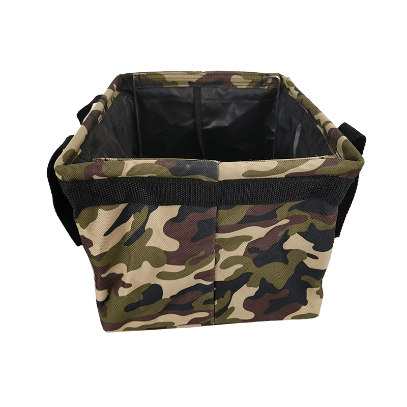 18cm Foldable  rectangular tool tote, camo,  JKB-702-2-CA