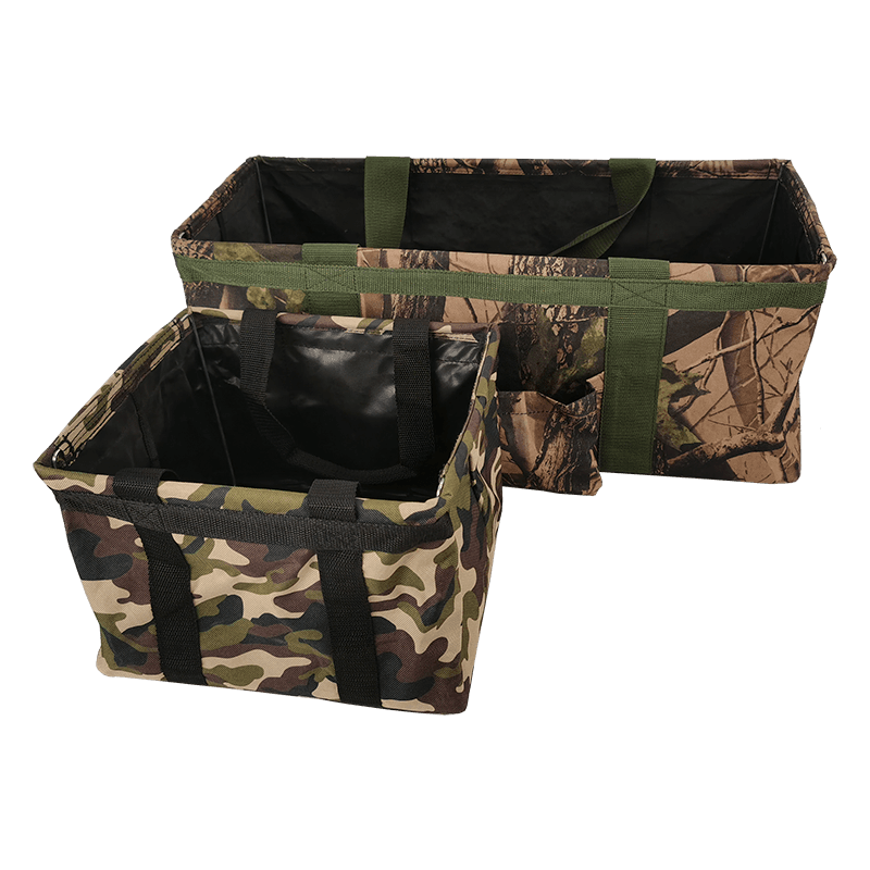 18cm Foldable  rectangular tool tote, camo,  JKB-702-2-CA