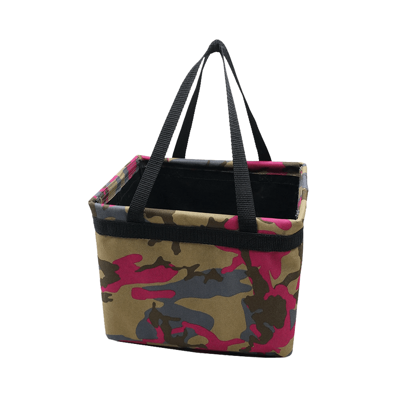 25cm Foldable  rectangular tool tote, camo, JKB-702-3-CA