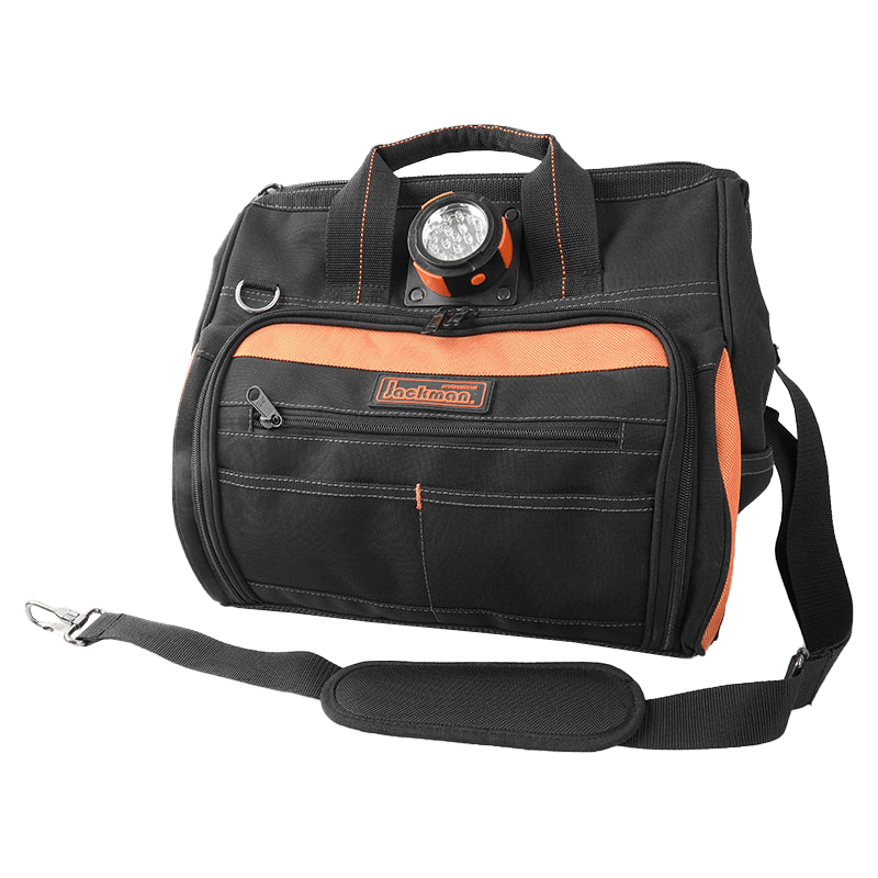 12' GATE MOUTH TOOL BAG WITH LIGHT JKB-87817