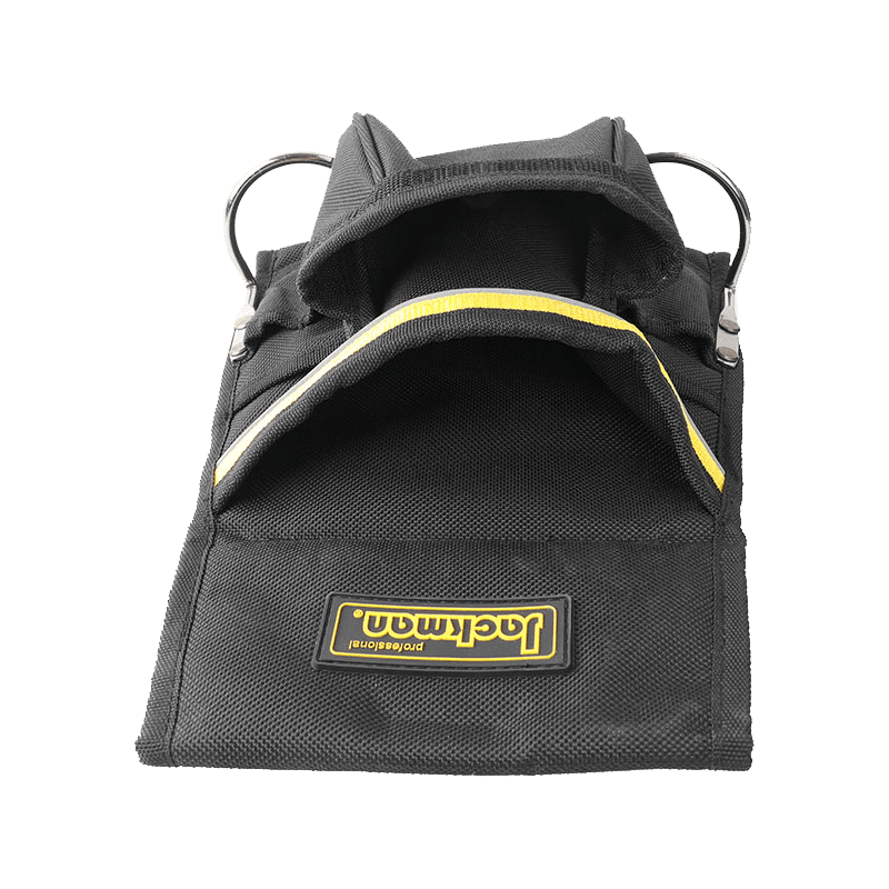 8 HOLDERS/POCKETS TOOLS POUCH WITH DOUBLE STEEL HAMMER HOLDER JKB-323618