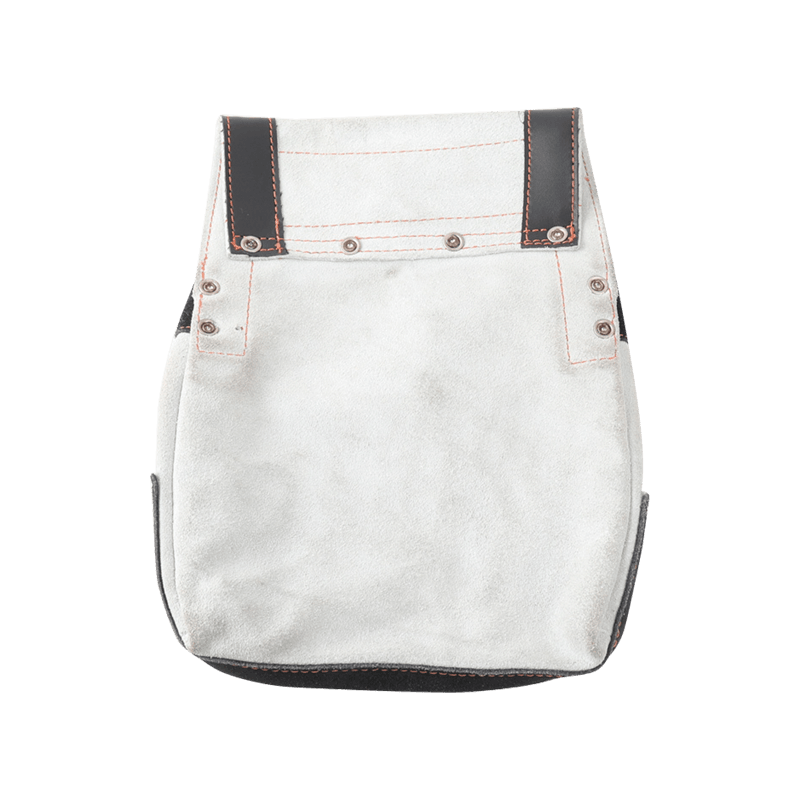 WHITE SUEDE SPLIT BOVINE 4 POCKETS MULTI-PURPOSE WAIST TOOL POUCH JKB-43113