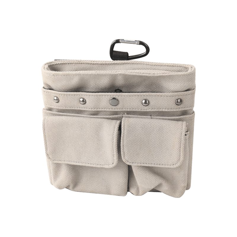 HEAVY DUCK CANVAS 8 POCKETS MULTI-PURPOSE SMALL WAIST TOOL POUCH JKB-48613