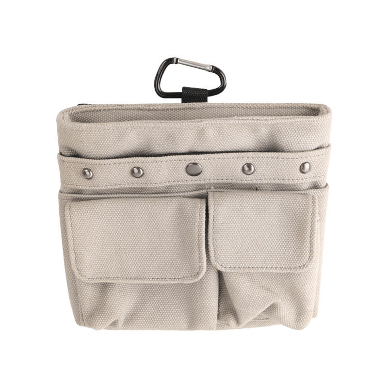 HEAVY DUCK CANVAS 8 POCKETS MULTI-PURPOSE SMALL WAIST TOOL POUCH JKB-48613