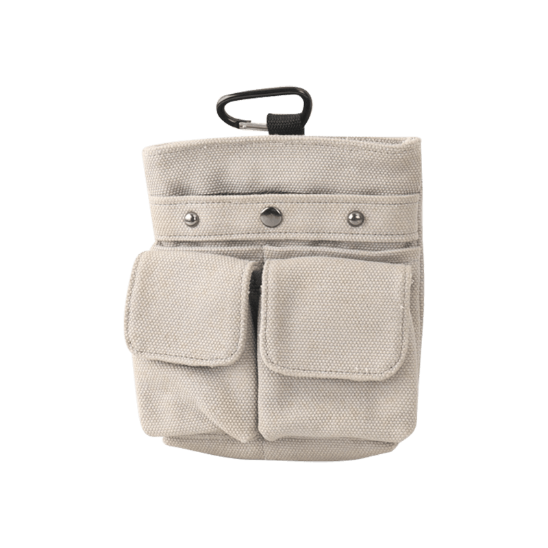 HEAVY DUCK CANVAS EIGHT POCKETS MULTI-PURPOSE SMALL WAIST TOOL POUCH JKB-48713