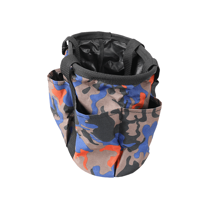 30cm Collapsible oval tool tote, camo,  JKB-74517