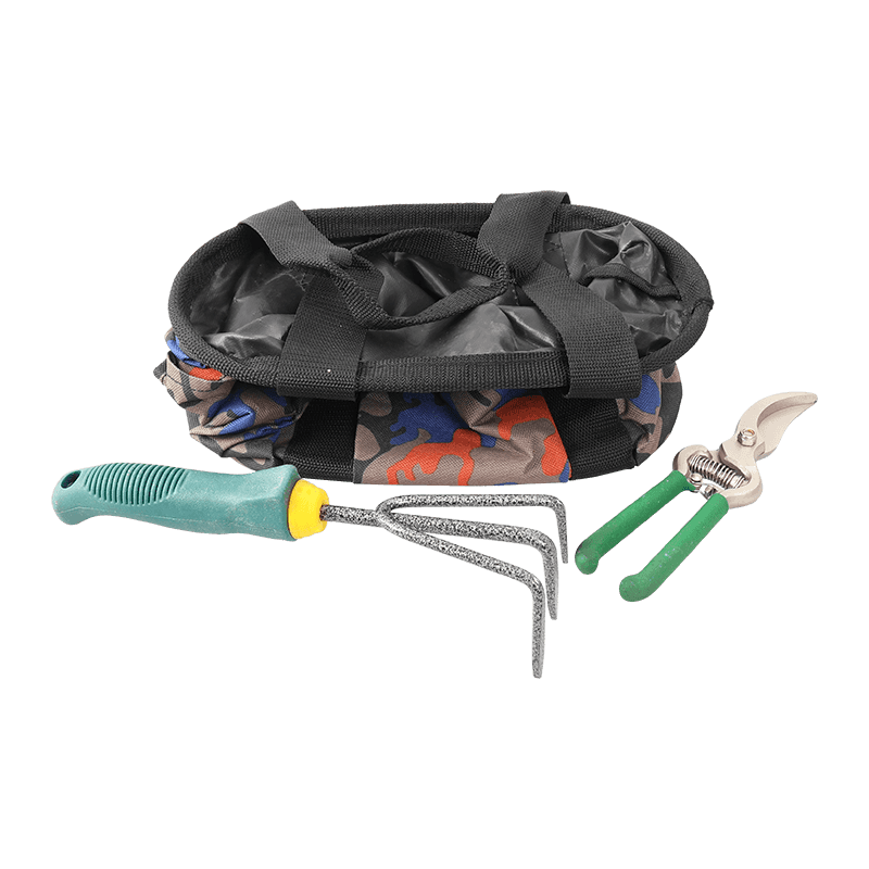 30cm Collapsible oval tool tote, camo,  JKB-74517