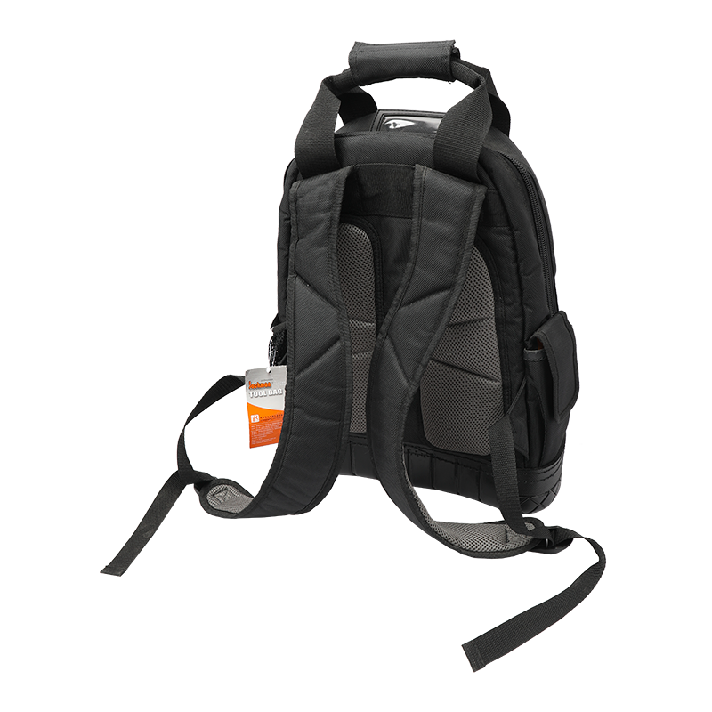 Hard bottom engineering backpack with broad reflect strip JKB-63818