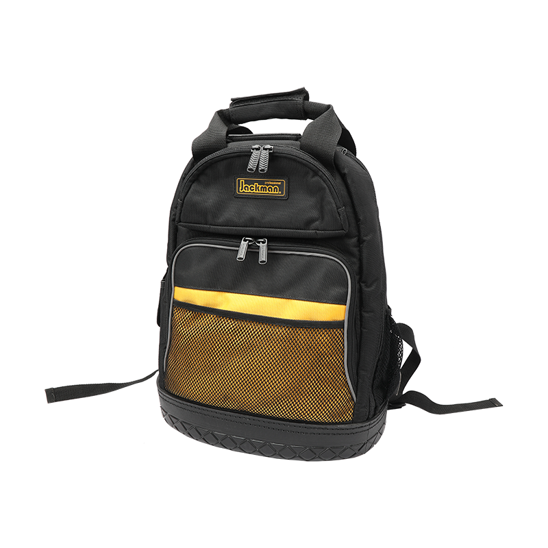 Hard bottom engineering backpack with broad reflect strip JKB-63818